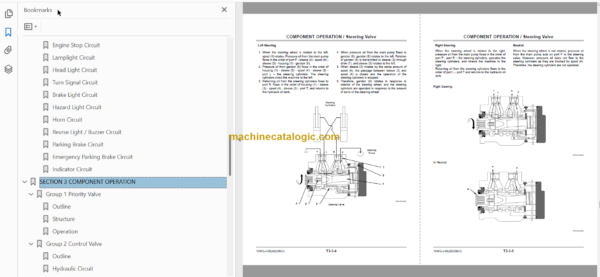 Hitachi ZW80 ZW90 Wheel Loader Technical and Workshop Manual