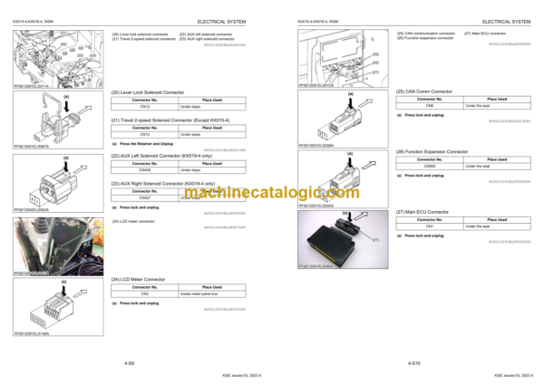 Kubota KX015-4 KX016-4 Excavator Workshop Manual