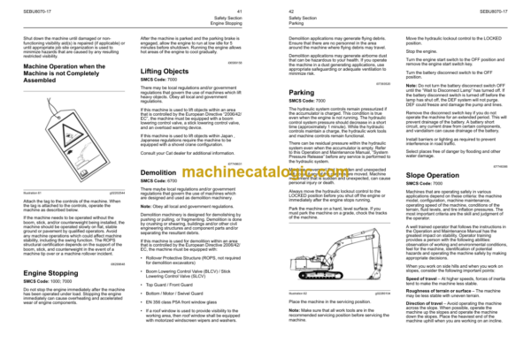 Cat 312F 313F Excavators Operation and Maintenance Manual