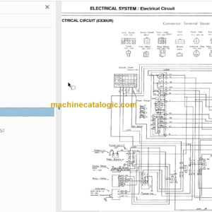 Hitachi EX30UR EX40UR Excavator Technical and Workshop Manual