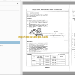 Hitachi EX30UR EX40UR Excavator Technical and Workshop Manual