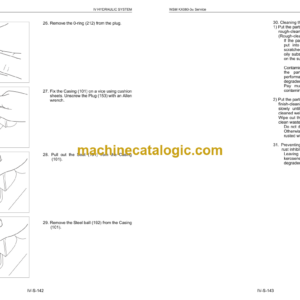 Kubota KX080-3α Excavator Workshop Manual