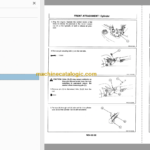 Hitachi EX30UR EX40UR Excavator Technical and Workshop Manual