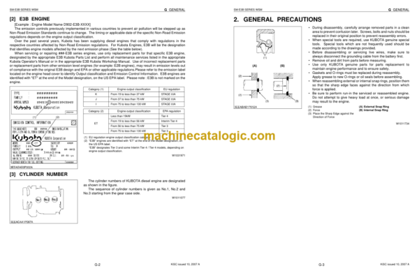 Kubota U17-3α Excavator Workshop Manual