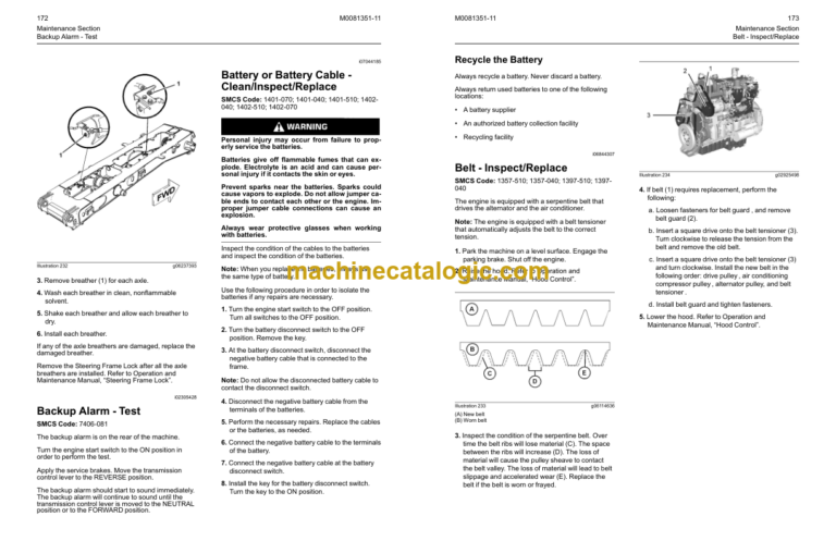 CAT 730 735 Articulated Truck Operation and Maintenance Manual (M0081351-11)