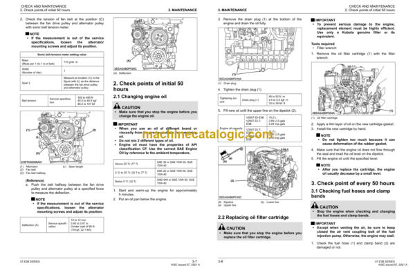 Kubota 07-E3B SERIES Diesel Engine Workshop Manual