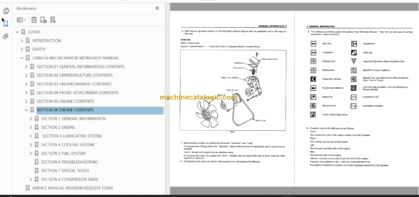 Hitachi EX33Mu EX58Mu Excavator Technical and Workshop Manual