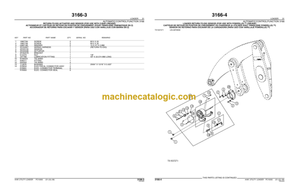 John Deere 444K UTILITY LOADER Parts Catalog