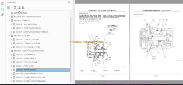 Hitachi ZX160LC ZX180LC ZX180LCN Excavator Technical and Workshop Manual