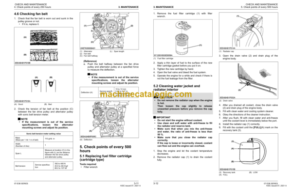 Kubota 07-E3B SERIES Diesel Engine Workshop Manual