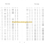 Hitachi PD7-60R Leader Rotating Type Pile Driver Parts Catalog