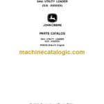 John Deere 544J UTILITY LOADER Parts Catalog