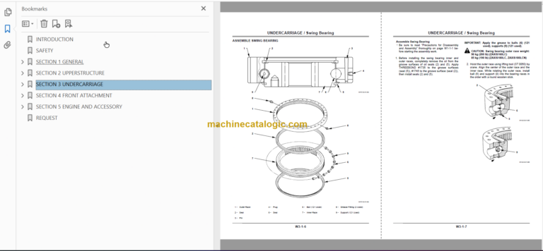 Hitachi ZX160LC ZX180LC ZX180LCN Excavator Technical and Workshop Manual