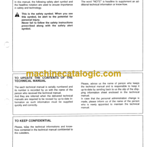 Hitachi EX1100 Service Manual