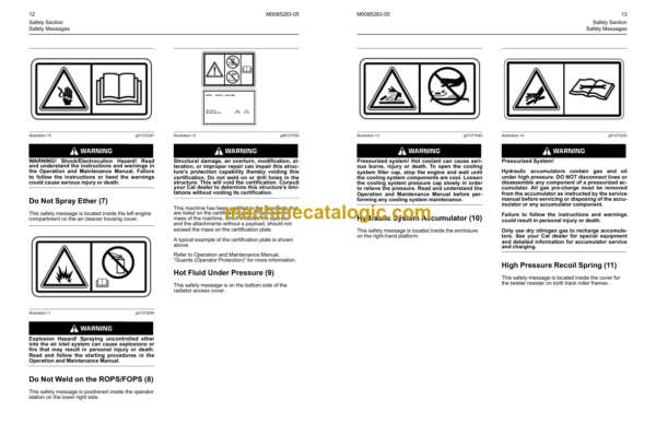 CAT D6 Track-Type Tractor Operation and Maintenance Manual