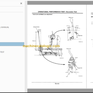 Hitachi EX33U Excavator Technical and Workshop Manual