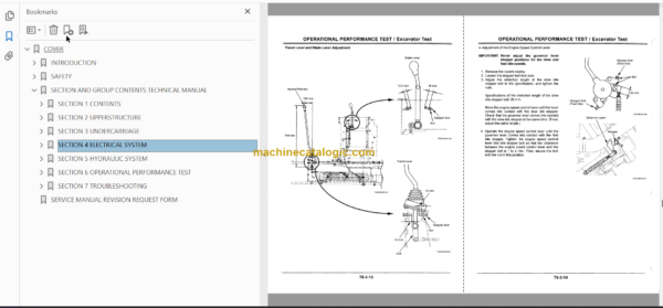 Hitachi EX33U Excavator Technical and Workshop Manual