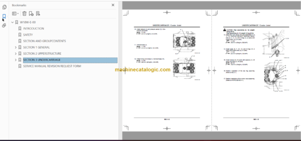 Hitachi EX8000E-6 Hydraulic Excavator Technical and Workshop Manual