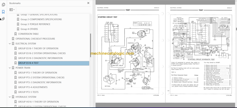 Hitachi LX70 LX80 Wheel Loader Service Manual