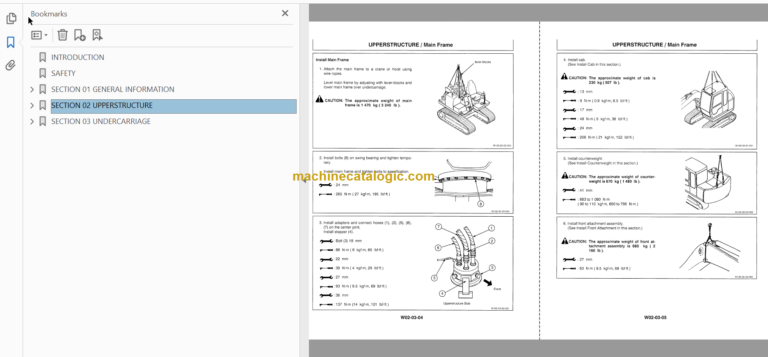 EX60-3 Technical and Workshop Manual