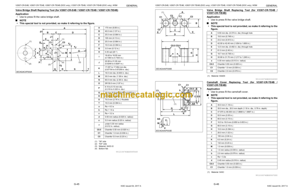 Kubota V2607-CR-E4B V2607-CR-TE4B V3307-CR-TE4B DIESEL ENGINE Workshop Manual