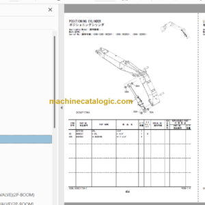 Hitachi ZX190W-3 Wheeled Excavator Parts Catalog & Equipment Components Parts Catalog