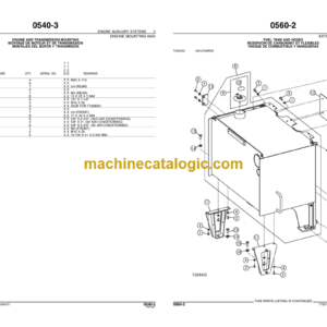 John Deere 770D and 772D MOTOR GRADERS Parts Catalog