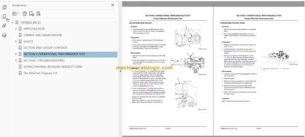 ZW180-6 ZW180PL-6 Technical and Workshop Manual