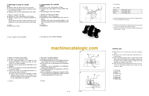 Kubota KX36 KX41 KX61 KX71 KX101 KX151 Excavator Workshop Manual