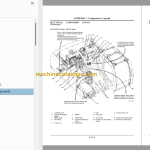 Hitachi ZX200-3G Class ZX240-3G Hydraulic Excavator Technical and Workshop Manual