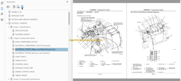 Hitachi ZX200-3G Class ZX240-3G Hydraulic Excavator Technical and Workshop Manual