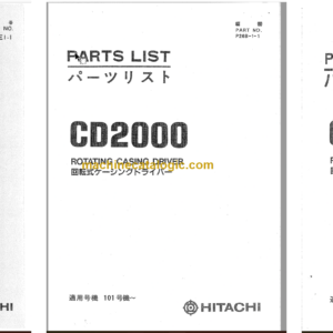 CD2000 Full Parts Catalog