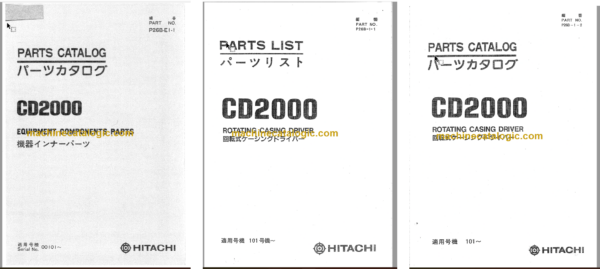 CD2000 Full Parts Catalog