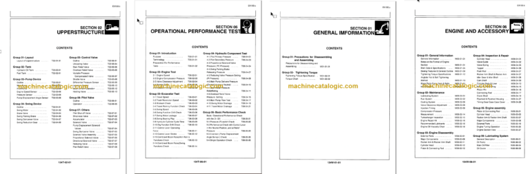 EX100-3 Technical and Workshop Manual