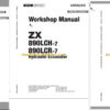 Hitachi ZX890LCH-7 ZX890LCR-7 Hydraulic Excavator Technical and Workshop Manual