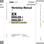 Hitachi ZX890LCH-7 ZX890LCR-7 Hydraulic Excavator Technical and Workshop Manual