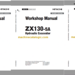 Hitachi ZX130-5A Hydraulic Excavator Technical and Workshop Manual