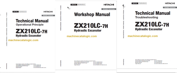 Hitachi ZX210LC-7H Hydraulic Excavator Technical and Workshop Manual