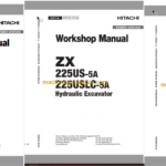 Hitachi ZX225US-5A ZX225USLC-5A Hydraulic Excavator Technical and Workshop Manual