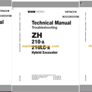 Hitachi ZH200-A Hybrid Excavator Technical and Workshop Manual