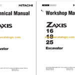 Hitachi ZX16 ZX18 ZX25 Excavator Technical and Workshop Manual