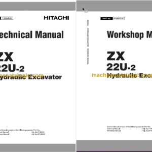 Hitachi ZX22U-2 Hydraulic Excavator Technical and Workshop Manual