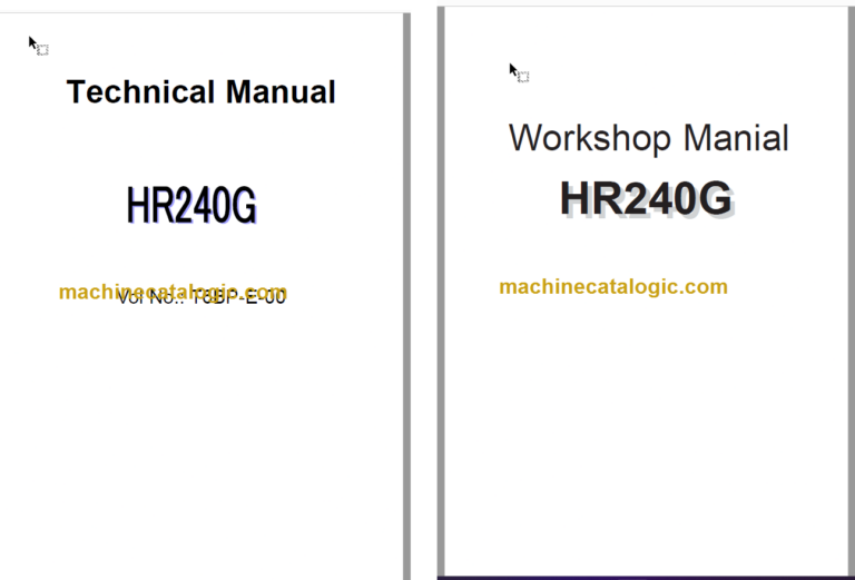 HR240G Technical and Workshop Manual