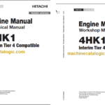Hitachi 4HK1 Interim Tier 4 Compatible Engine Technical and Workshop Manual