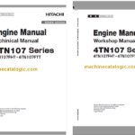 Hitachi 4TN107 Series Engine Technical and Workshop Manual