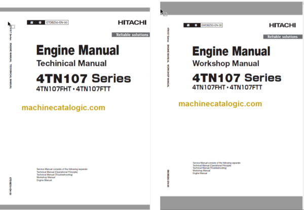 Hitachi 4TN107 Series Engine Technical and Workshop Manual