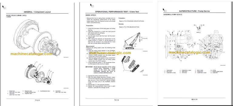 Hitachi CX900 CX900HD Technical and Workshop Manual