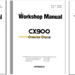 Hitachi CX900 Crawler Crane Technical and Workshop Manual