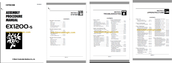 Hitachi EX1200-5 Technical and Workshop Manual