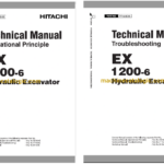 Hitachi EX1200-6 Hydraulic Excavator Technical and Workshop Manual